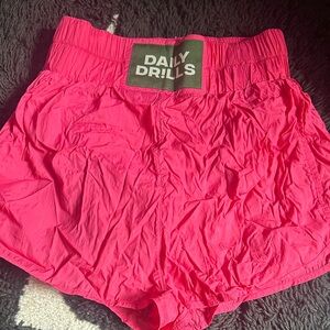Daily Drills Women's Pink Bubble Shorts